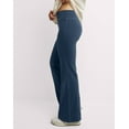 thumbnail image 2 of Hanes Jersey Flare Pants Women's Stretch Sweatpants Soft Originals 31 Inseam, 2 of 4