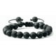 thumbnail image 2 of Pulsera Piedra Volcanica Ajustable Yoga Mandala Chakras Xtellar negro, 2 of 4