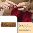 thumbnail image 2 of Cateissary 4 uds/400g/bola Chenille hilo de terciopelo dorado hilo tejido a mano bufanda cálida línea hilo de ganchillo tejido a mano Tela de costura y artesanía caqui, 2 of 6