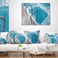 thumbnail image 4 of Designart Ice Swimming Blue Pool - Photography Throw Pillow - 12x20, 4 of 5