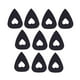 thumbnail image 2 of 10 Pieces Guitar Ukulele Felt Pad Felt Plectrum For Guitar Parts Black, 2 of 5
