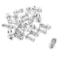 thumbnail image 3 of FESTFENDS 20 Sets Small Screws Silver Stainless Steel For Home Use 2.4x1in, 3 of 7