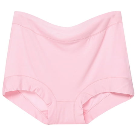 Rbaofujie Panties for Women Pack Lace Womens Underwear Cotton High Waist Underwear for Full Coverage Soft Comfortable Briefs Panty Pink