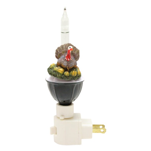Roman 48913 6.25" Turkey Bubble Light Night Light