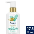 thumbnail image 3 of Dove Body Love Exfoliate Away Daily Use AHA Serum Body Scrub Cleanser, 17.5 fl oz, 3 of 9