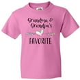 thumbnail image 3 of Inktastic Grandma and Grandpas Favorite- Heart Grandchild Youth T-Shirt, 3 of 5