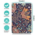thumbnail image 4 of Boho Floral Dog Feeding Mat - Chic Paisley Artwork, Non-Slip Absorbent Placemat, 4 of 4