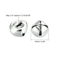 thumbnail image 2 of 10mm Jingle Bells Craft Bells Carbon Steel Electroplating Silver Tone 48 Pack, 2 of 5