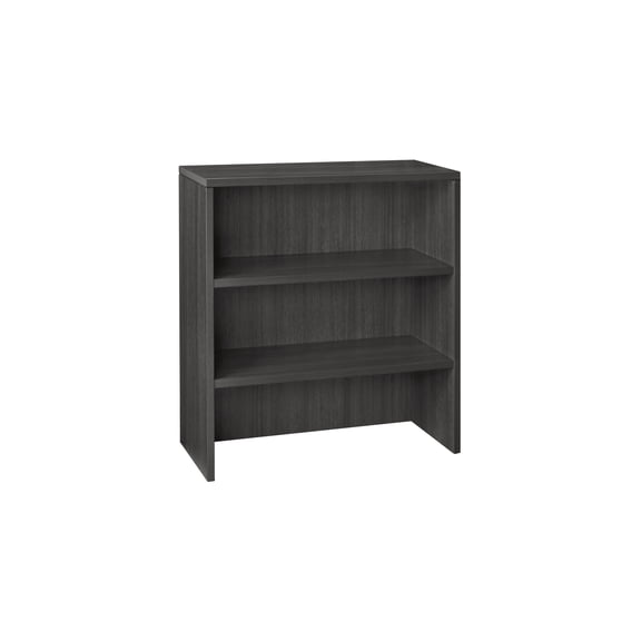Legacy 35" Open Wood Hutch in Ash Grey