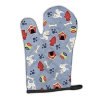 Dog House Collection Longhair Pied Chihuahua Oven Mitt