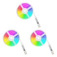 thumbnail image 1 of Billuyoard Cadena de luz LED USB Powered 5050 RGB Tira de luz Cadena de lámpara de control Bluetooth, 4 metros, 72 luces, no resistente al agua Type1 NO1 Billuyoard CBP077047, 1 of 6