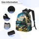 thumbnail image 3 of Disketp Valley River Dinosaur Mochila Ligera Clásica con Múltiples Bolsillos, Mochila Casual para Hombre y Mujer, Ideal para Escuela, Trabajo y Viajes, 3 of 6