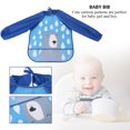 thumbnail image 4 of Cute Cartoon Patterns Sleeved Bib, Baby Bib, For Infant Toddler Little Kids Baby Girl And Boy ANGGREK Baby Long Sleeve Bib, 4 of 8