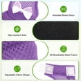 thumbnail image 2 of Uxcell 1-Par de Zapatos para Pollos, Botas Antideslizantes de Malla para Pies de Gallinas/Gallo para Uso Interior y Exterior [Morado, Tamaño S], 2 of 6