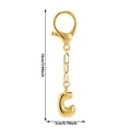 thumbnail image 2 of Stylish Gold Initial Keychains Copper Alphabet Key Ring for Elegant Accessory for Home and Party Decoration, 2 of 5