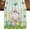 Green Pink, variant on Table Runners 108 Inches Long Dress Scarves, Easter Farmhouse Coffee/Dining/Kitchen Table Runner for Living Room, Spring Colorful Easter Eggs Bunny Butterfly Green 13x108 Inch