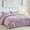 purple-King, variant on Fluffy Faux Fur Duvet Cover King Size - 3 Pcs Ultra Soft & Warm Flannel Fuzzy Comforter Cover Set, Beige Bedding Set with 1 Duvet Cover + 2 Pillowcases, Skin-Friendly & Breathable for All Seasons