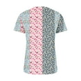 thumbnail image 5 of Patlollav Pntutb Womens Short Sleeve Tops,Ladies Print Loose Top/Shirt, 5 of 6