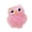 Pink, variant on Dserhfy Natural Crystal Owl Figurine Handmade Resin Owl Statue Filled with Crystal Stones Tabletop Owl Ornament for Home Office Car Decor Reiki Healing
