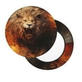 thumbnail image 2 of Gukieu Cool Fire Lion Print Round Chair Cover, Dust-proof and Non-slip Bar Chair Protective Cover, Suitable for Bars, Restaurants, Offices-14 inch, 2 of 7