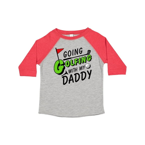 Inktastic Going Golfing with My Daddy Kids Golf Boys or Girls Toddler T-Shirt