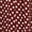 Small Polka Burgundy, variant on MOA Collection Women's Plus Size A-line Round Neck 3/4 Sleeves Polka Dot Dress