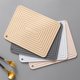 thumbnail image 2 of Large Silicone Pot Holder Square Thick Heat Insulation Pad Non-Slip Corrugated Kitchen Table Mat(White), 2 of 5