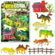 thumbnail image 1 of Juego de simulación de jungla para aula, escritorio, figuras de plástico de animales de la jungla, juego de 6 piezas para niños de 3 años en adelante, 1 of 3