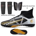 thumbnail image 3 of Botas de fútbol FG/TF para hombre, zapatillas de fútbol sala profesionales unisex para niños, zapatillas de fútbol para entrenamiento al aire libre y césped para niños, 3 of 5