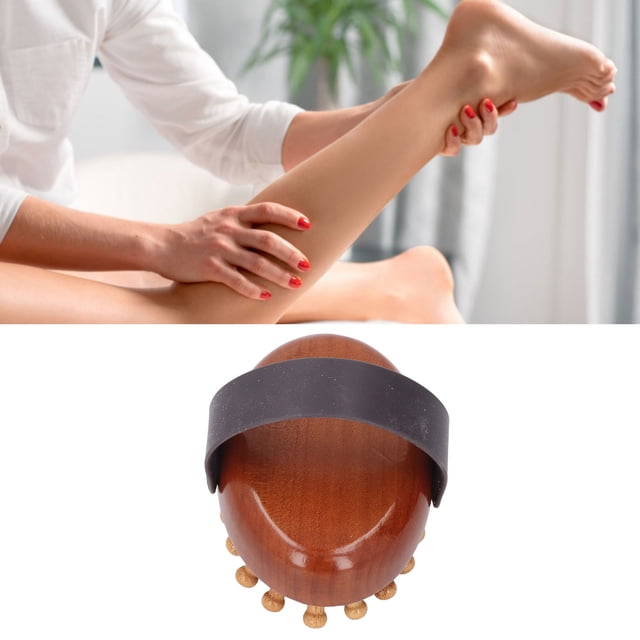 Cepillo Del Cuerpo Del Massager Del PDA, Cepillo Rugoso Compacto Cómodo Del Masaje De Madera Sólida Para La Oficina