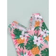 thumbnail image 6 of Suealasg Toddler Girl Summer One Piece Swimsuit Sleeveless Watermelon/Floral Print Swimwear 1T 2T 3T 4T 5T 6T Kids Little Girls Bathing Suit Beachwear, 6 of 7