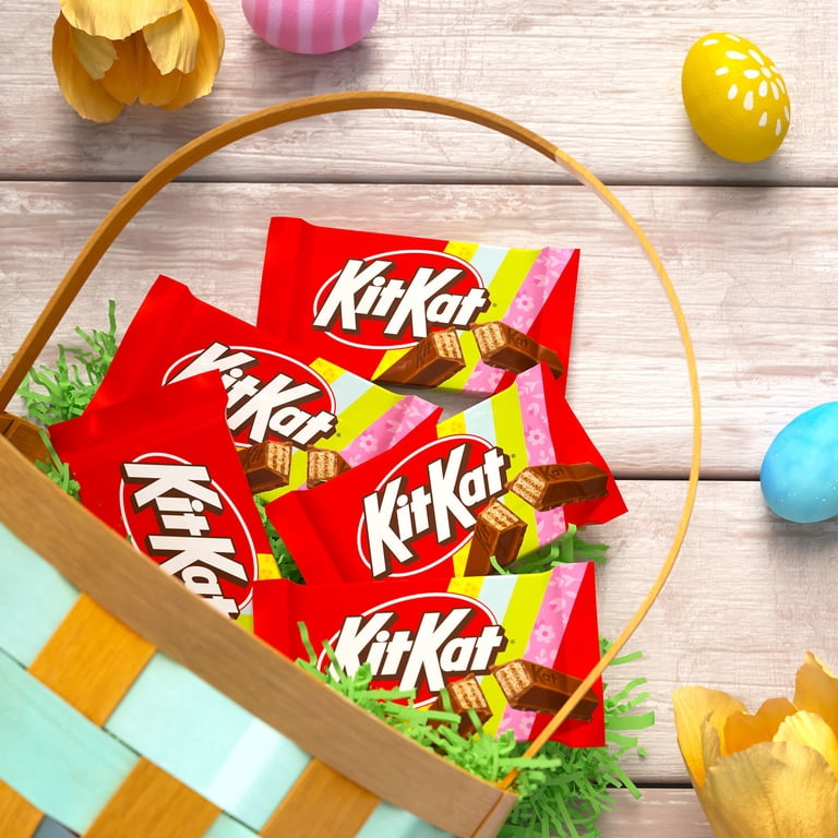 KIT KAT Full Size Milk Chocolate Wafer Easter Candy, 1.5 oz Bars