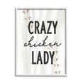 thumbnail image 5 of Stupell Industries Crazy Chicken Lady Country Rustic Farm Design Graphic Art White Framed Art Print Wall Art, Design by Daphne Polselli, 5 of 5