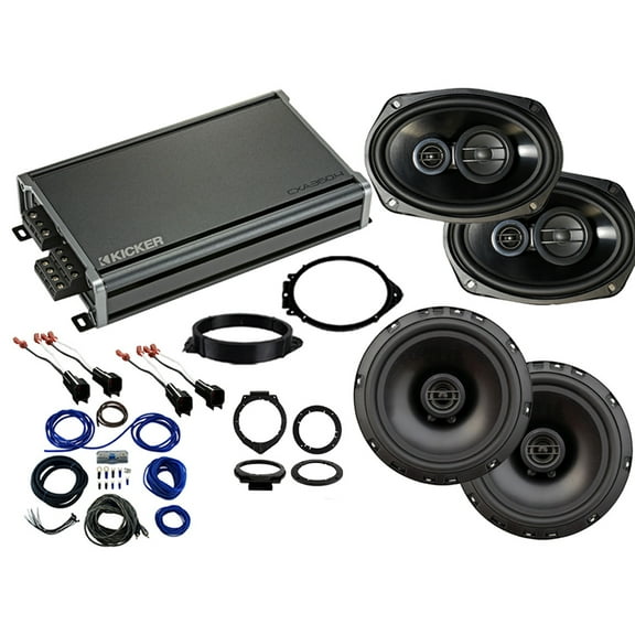 Fits GMC Sierra 2500HD Crew 2015-2019 Factory Speaker Upgrade R69 R65 CXA360.4