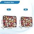 thumbnail image 4 of FORMRS 13-13.3 inch Laptop Sleeve Case Soft Carrying Quilted Computer Bag Cover, Red Floral, 4 of 7