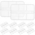 thumbnail image 1 of Miangastore 10Pcs Nail Charm Organizer Plastic Storage Box Beads Organizer Storage Box with Multi-grid, 1 of 9