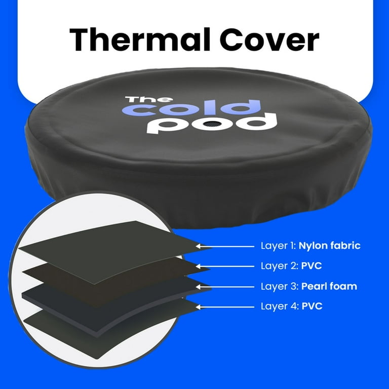 The Cold Pod Ice Bath Tub For Athletes With Cover: 88 Gallons Cold