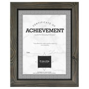 TIMBER Distressed Gray Black Wood Frame by MCS - 8.5x11