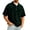 Dark Green_0309U&05, variant on Garbnen Corduroy Men's Polo Shirt Collared Button Up Mens Short Sleeve Shirts Big and Tall Running Summer Work Shirt Men with Pocket