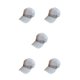 thumbnail image 3 of Guardurnaity Gorras de béisbol Rhinestone Sun Visor Sombreros Hebilla de metal Ala ancha Cola de caballo Sombrero Ajustable Viajes Compras Deportes Type2 NO2, 3 of 6