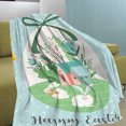 thumbnail image 4 of Sofa Vama Ropa de Cama Manta de Pascua con huevos de Pascua, franela, impresión digital, manta de acondicionamiento, manta para la siesta for Navideño, 4 of 4