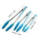 thumbnail image 2 of Uxcell Pinzas de Cocina de 7 pulgadas, 9 pulgadas y 12 pulgadas de Acero Inoxidable Azul 1 Set, 2 of 5
