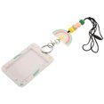 thumbnail image 4 of 1 Set Name Badge Holder ID Card Holder Hard Name Badge Holder Slide Lid Card Sleeve with Lanyard, 4 of 8