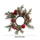thumbnail image 3 of CaiYueKe Christmas Candle Wreath Centerpiece with Pine Cones Berries Greenery for Holiday Table Decorations Fireplace Mantel Seasonal Home Decor Artificial Floral Arrangement Rustic Farmhouse, 3 of 8