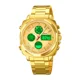 thumbnail image 2 of Reloj De Hombre Análogo y Digital Steiner Cuadrado Numeros LED Acero Inoxidable Dorado, 2 of 4