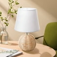 thumbnail image 5 of Arturesthome Natural Woven Jute Rope Table Lamp Farmhouse Boho Coastal Night Stand Lamp for Bedroom Living Room Dining Room Table Lamp, 5 of 12