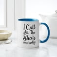 thumbnail image 4 of CafePress - I Call All The Shots - 11 oz Ceramic Mug - Novelty Coffee Tea Cup, 4 of 4