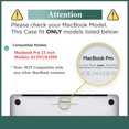 thumbnail image 2 of Case for MacBook Pro 15 inch 2019 2018 2017 2016 Release A1990/A1707, Rubberized Plastic Hard Shell Case and Keyboard Cover for Apple MacBook Pro 15" Touch Bar and Touch ID,Sunflower, 2 of 6
