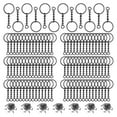 thumbnail image 3 of Kit de 360 anillos de llavero, anillos de llavero de 1 , incluye 90 anillos de llavero con cadena, 90 anillos alfileres, 3 of 7