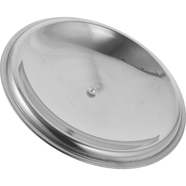 Set of 2 Stainless Steel Pot Lid Pans Universal Pot Lid Pan Lid Cover Metal Pot Cover